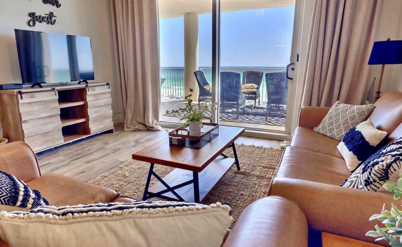 Barefoot Bliss - Beachfront Condo - Sleeps 12 巴拿马城 外观 照片